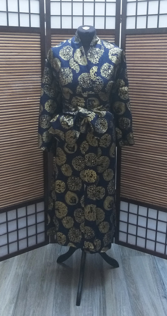 Kimono long symbole gold