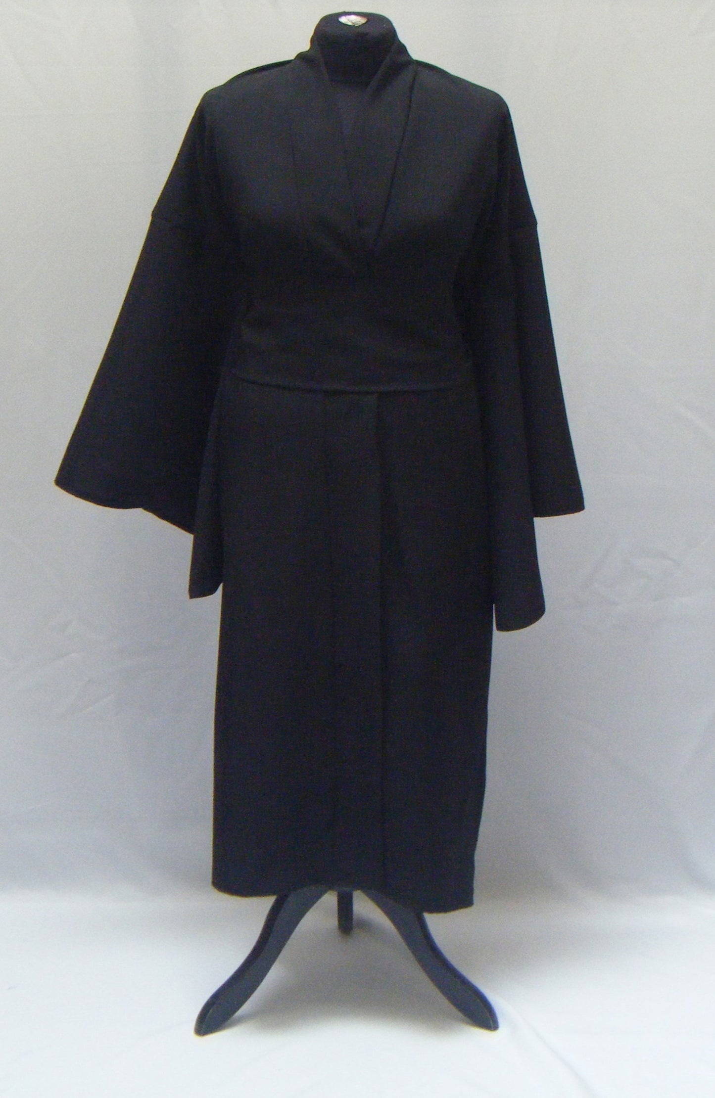 Kimono long uni noir