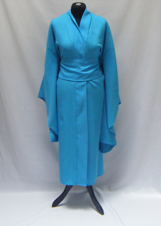 [PROMO] Kimono long bleu turquoise